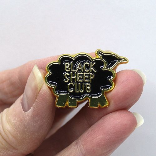 Black Sheep Club Enamel Lapel Pin Badge
